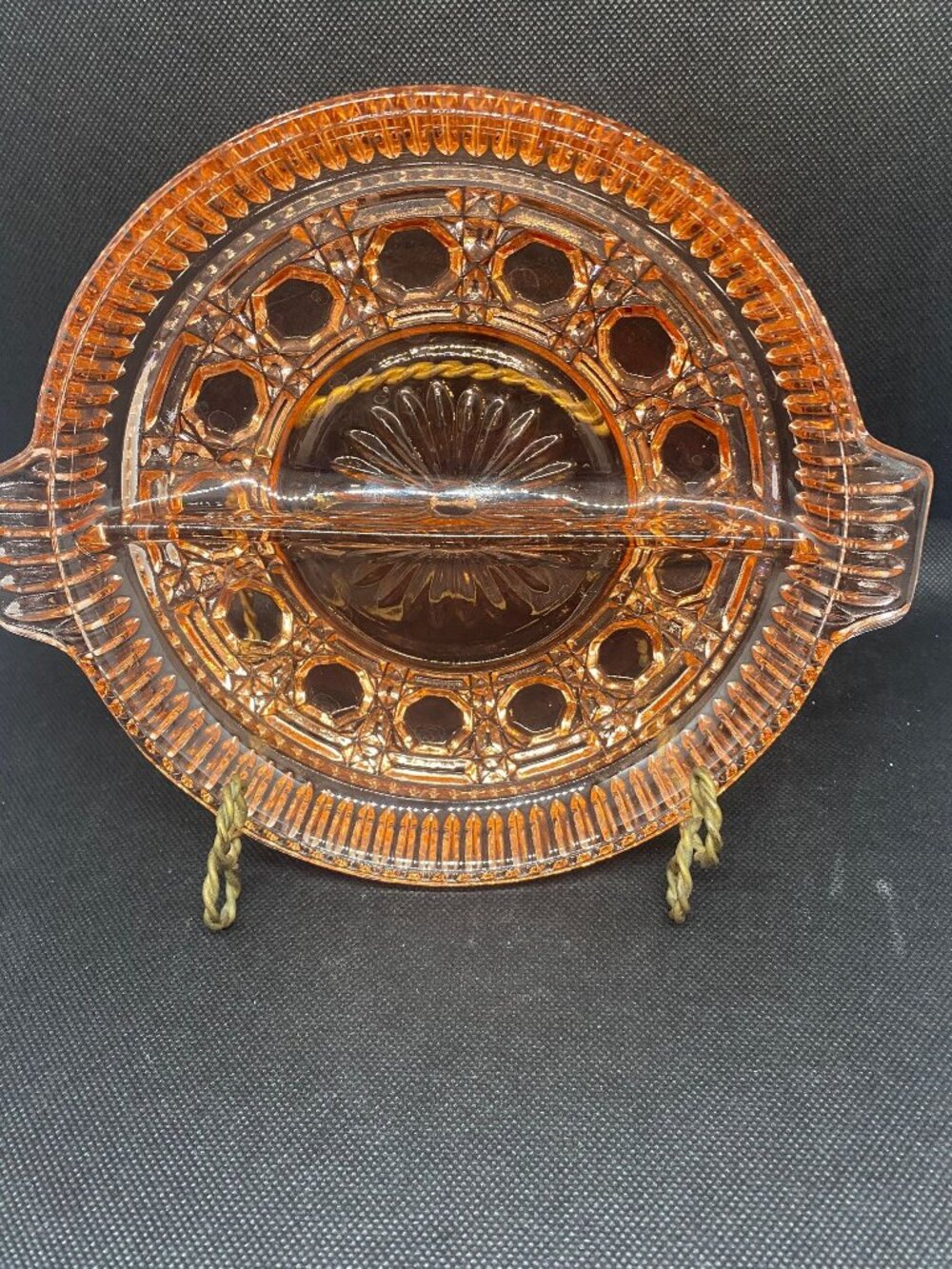 Indiana Glass Pink 2 Handled Candy Dish